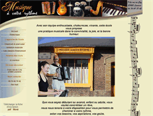 Tablet Screenshot of musiqueavotrerythme.com